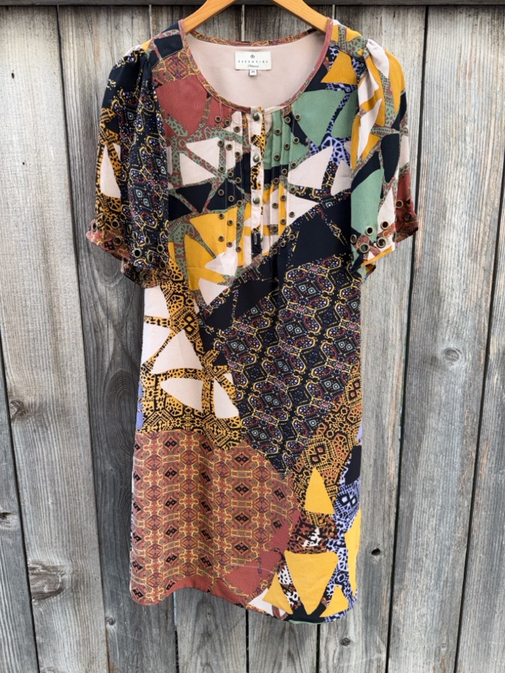 Essentiel Antwerp Silk Print
Shift Dress Size 34 / US4 - Picture 4 of 13